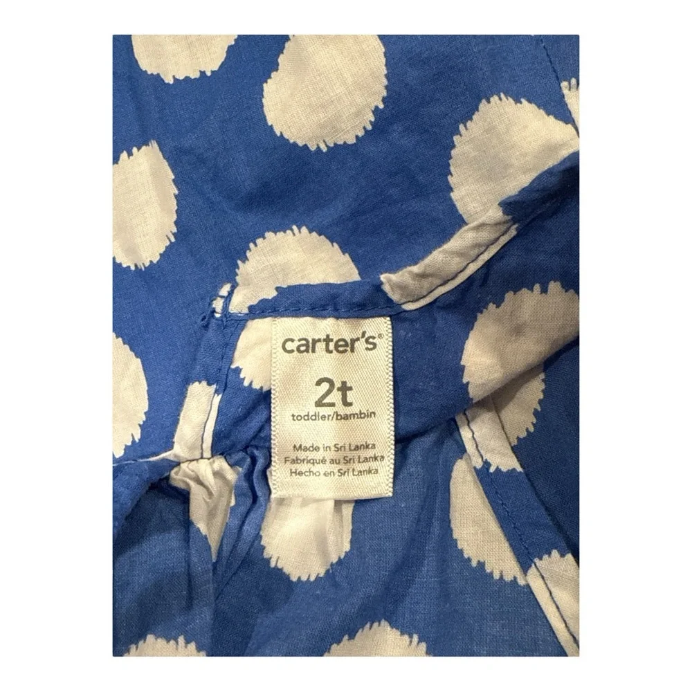 Carter's Toddler Girls' Cotton Shirts - Set of 2,‎ Size 2T